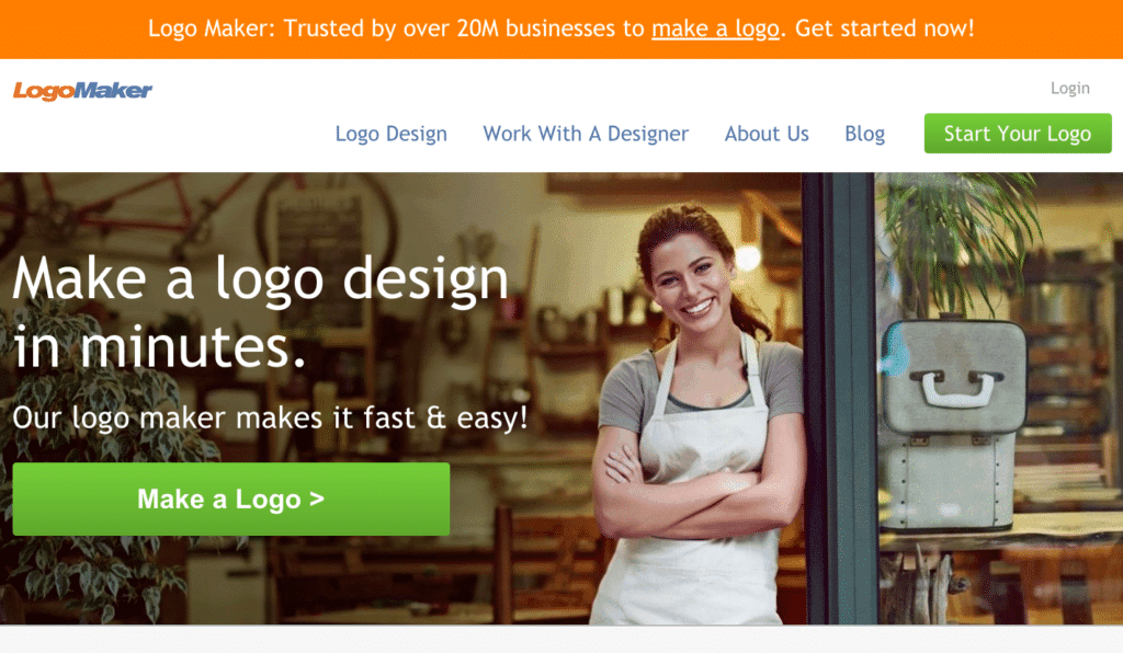 LogoMaker website