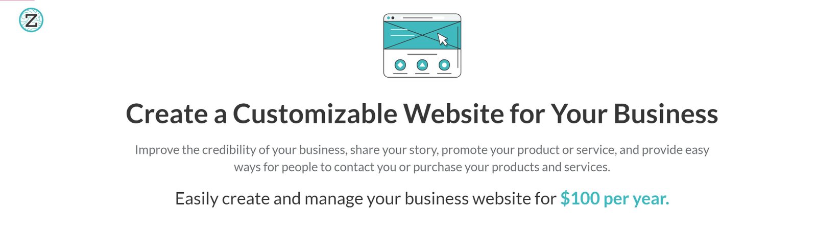 ZenBusiness Websites for business Prices