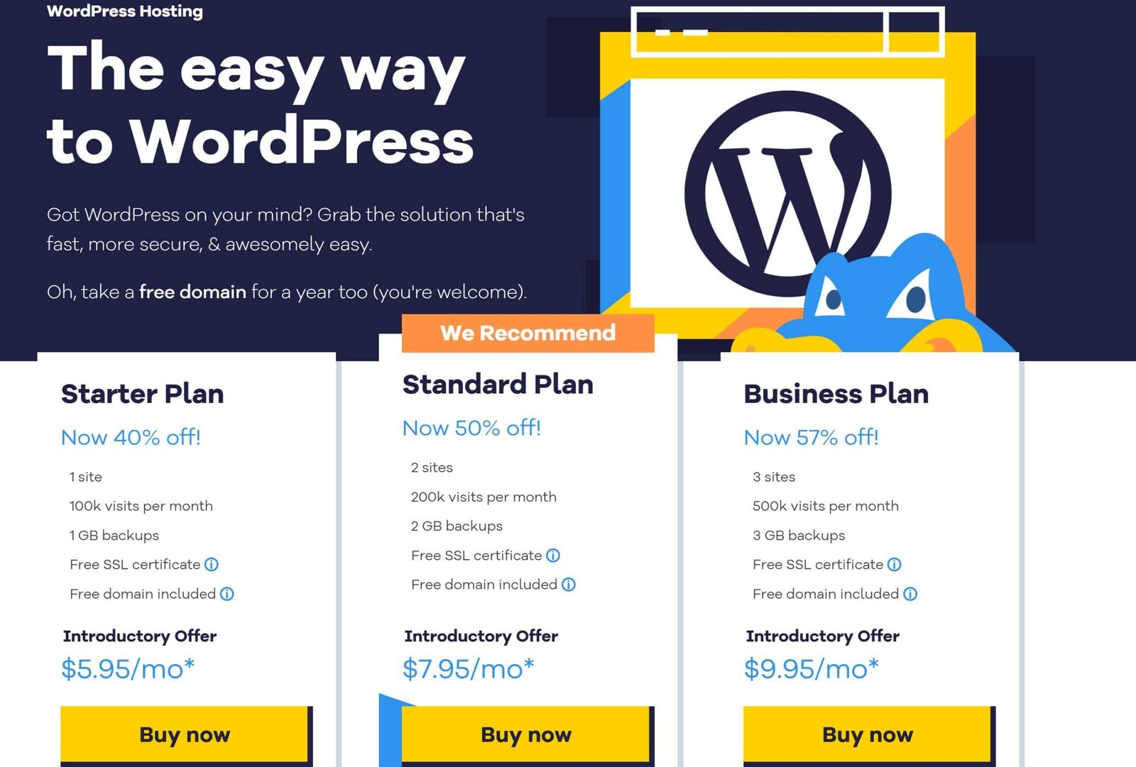 Hostgator WordPress Hosting service Prices Plans 2021